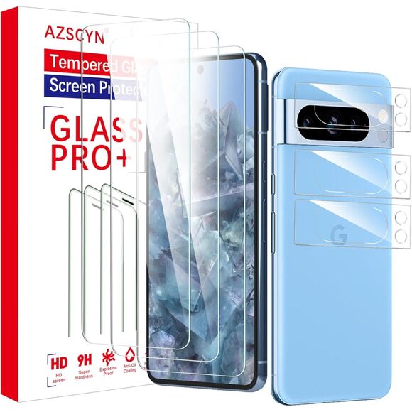 3+3 Pack Screen Protector‎ for Google Pixel 8 Pro, (3954) - Picture 1 of 7